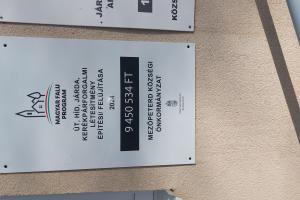 Út, híd, járda, kerékpárforgalmi létesítmény építése/felújítása-2024 című, MFP-UHJ/2024 kódszámú felhívásra benyújtott pályázat